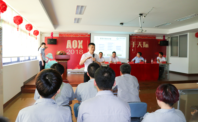 熱烈祝賀2018年7月17日浙江澳翔自控科（kē）技有限（xiàn）公（gōng）司正式啟動管理升級
