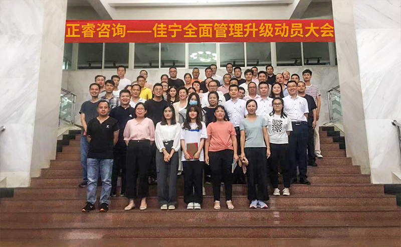 熱烈祝賀中山佳寧皮具製品有限公司係統管理（lǐ）升級項目啟動