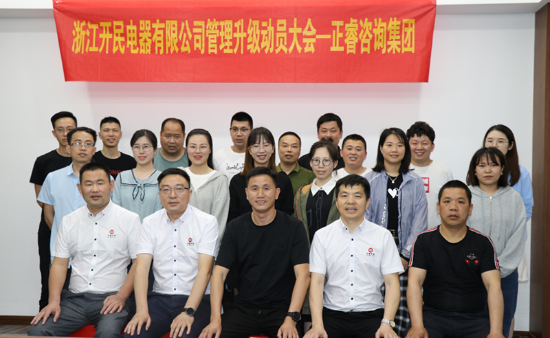 助力高端製造再上新台（tái）階（jiē）——浙江開民電器全麵管理升級項目（mù）啟動！