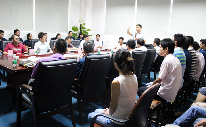 熱烈慶祝2014年9月廣州今泰（tài）科技股份有限公（gōng）司管理升級誓師大會順利召開