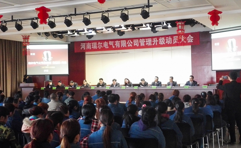 2016年3月（yuè）河南瑞爾電氣股份有限公司管理升級項目