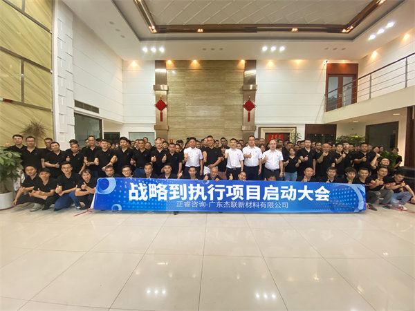 廣（guǎng）東傑聯新材料有限公司從戰略到執行谘（zī）詢項目啟動