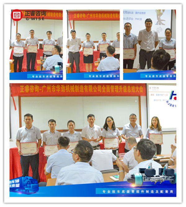 廣州市華勁機械製造有限公（gōng）司管理（lǐ）升級表彰