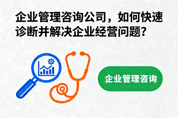 企業管理谘詢公司，如何快（kuài）速（sù）診斷並解決（jué）企業經營問題？