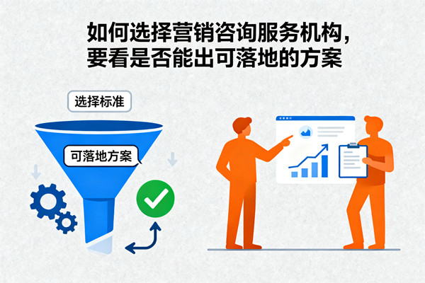 如何選擇營銷（xiāo）谘詢服務機構，要看是否能出（chū）可落地的方案