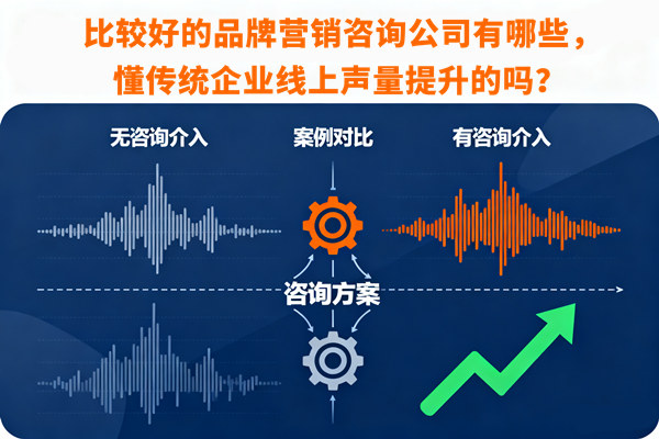 比較好的（de）品牌營銷谘詢公司有哪些，懂傳統企業線上聲量提升的嗎？