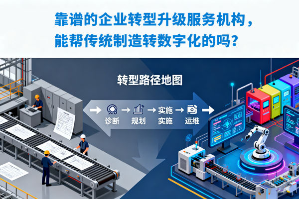靠譜的企業轉型升級服務機構，能幫傳統製造轉數字化的嗎？