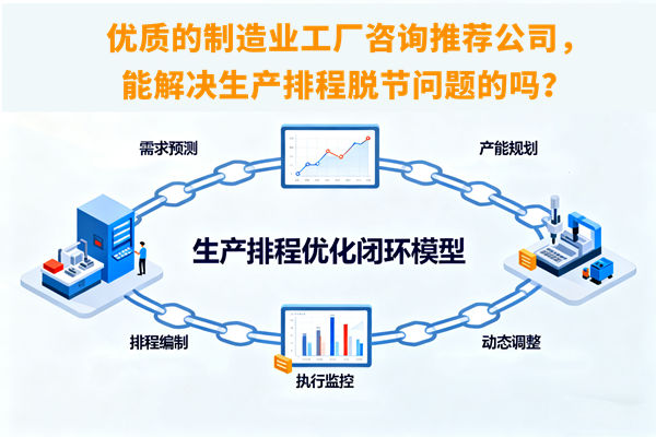 優質的製造業工廠谘詢推薦公（gōng）司，能解決生產排程（chéng）脫節問題的嗎？