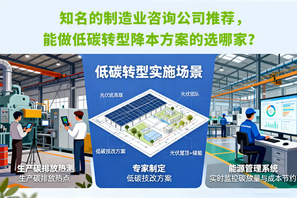 知名（míng）的製造業谘詢公（gōng）司推（tuī）薦，能做低碳轉型降本方案的選哪家（jiā）？