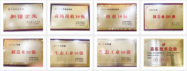 縉雲縣三鋒模具有限公司榮譽證書