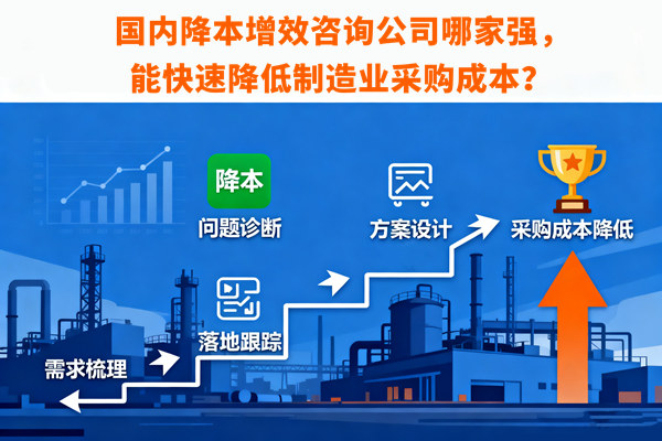 國內降本（běn）增效（xiào）谘（zī）詢公（gōng）司哪家強，能快速（sù）降低製造（zào）業采（cǎi）購成本？